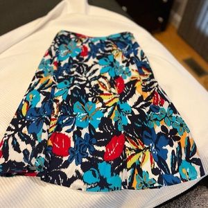 Colorful chicos skirt with back zip